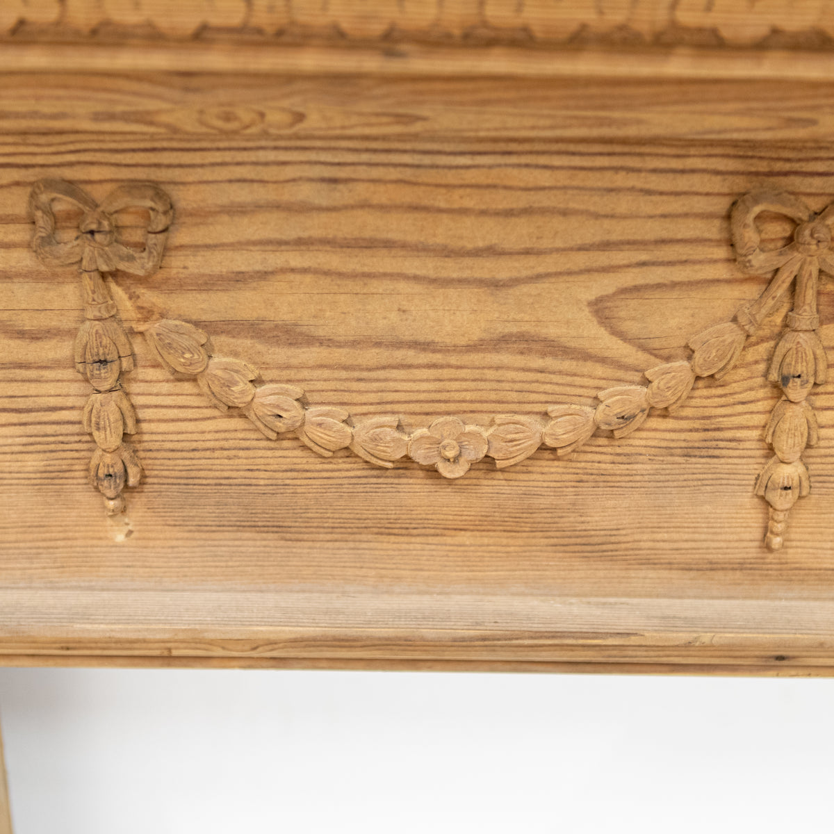 Antique Ornate Wooden Fireplace Surround