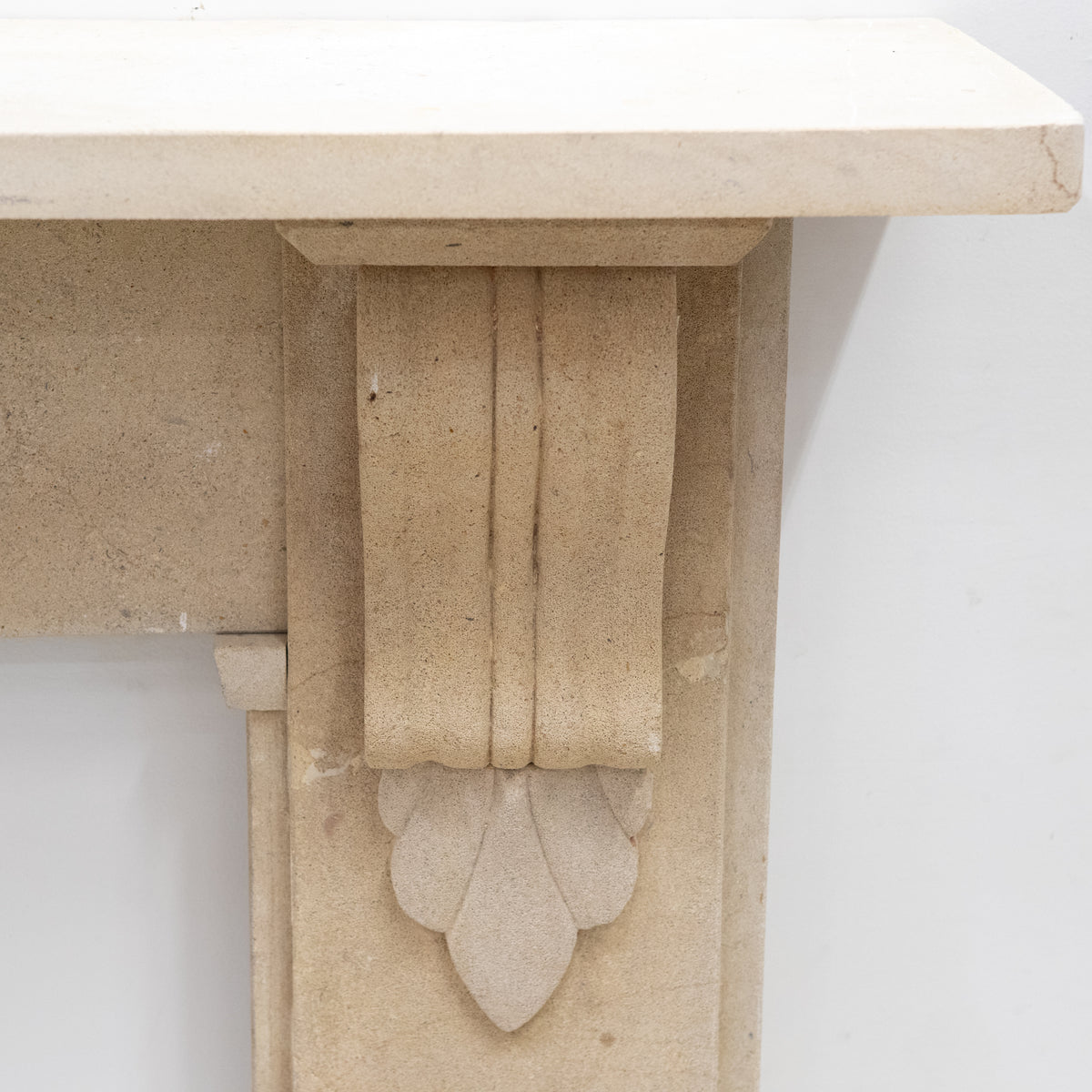 Antique Bath Stone Fireplace Surround With Corbels | The Architectural Forum