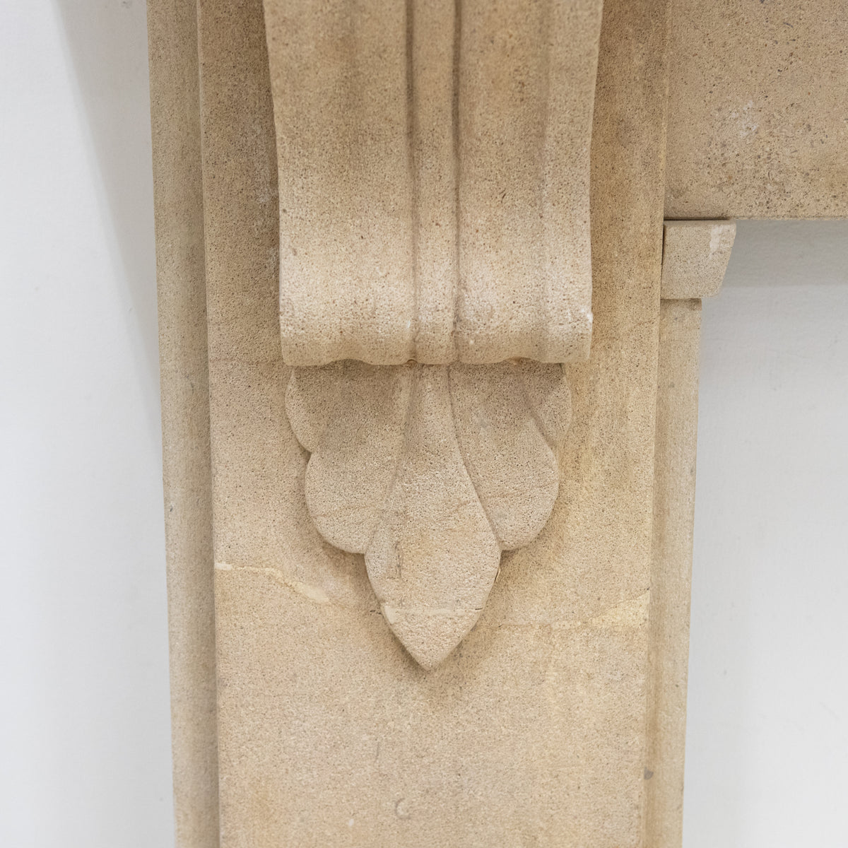 Antique Bath Stone Fireplace Surround With Corbels | The Architectural Forum