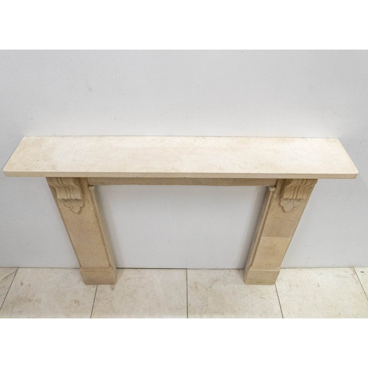 Antique Bath Stone Fireplace Surround With Corbels | The Architectural Forum
