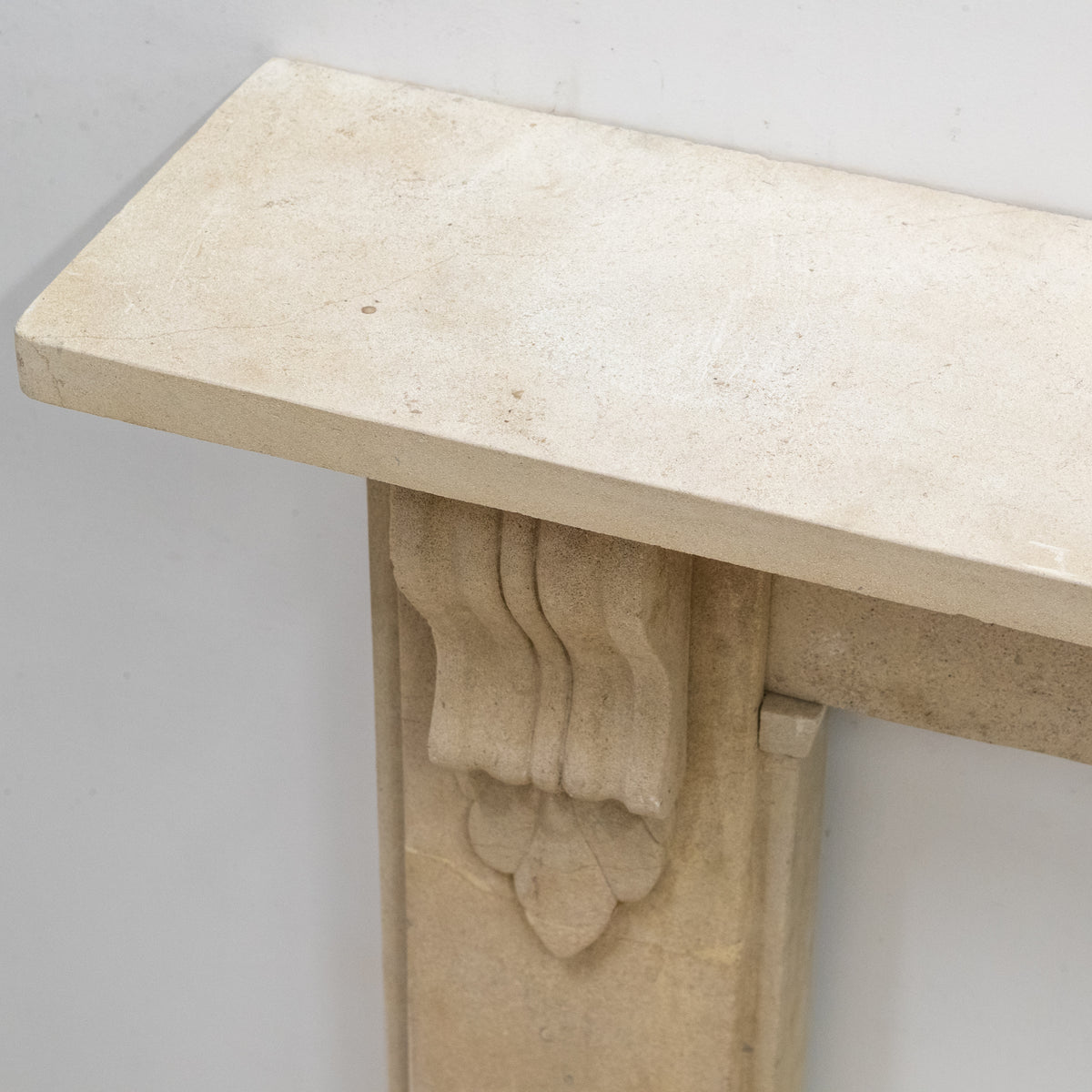 Antique Bath Stone Fireplace Surround With Corbels | The Architectural Forum