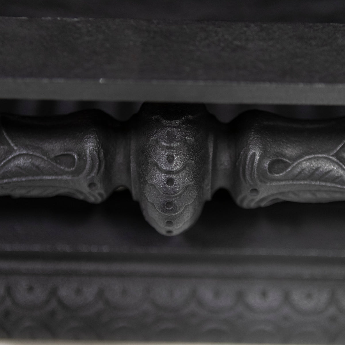 Reclaimed Antique Cast Iron Arched Fireplace Insert