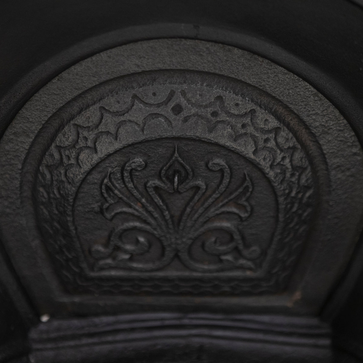 Reclaimed Antique Cast Iron Arched Fireplace Insert
