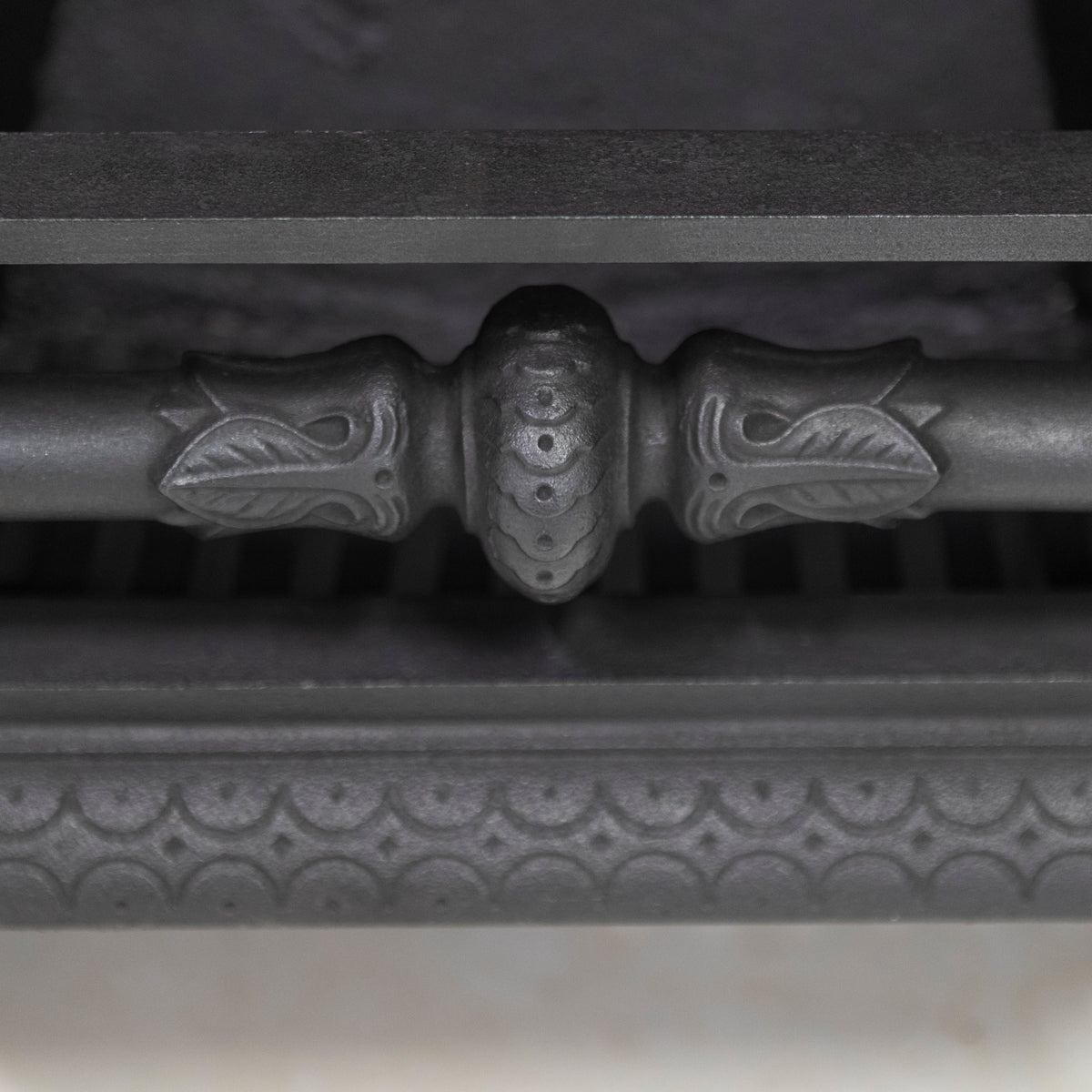 Reclaimed Antique Cast Iron Arched Fireplace Insert