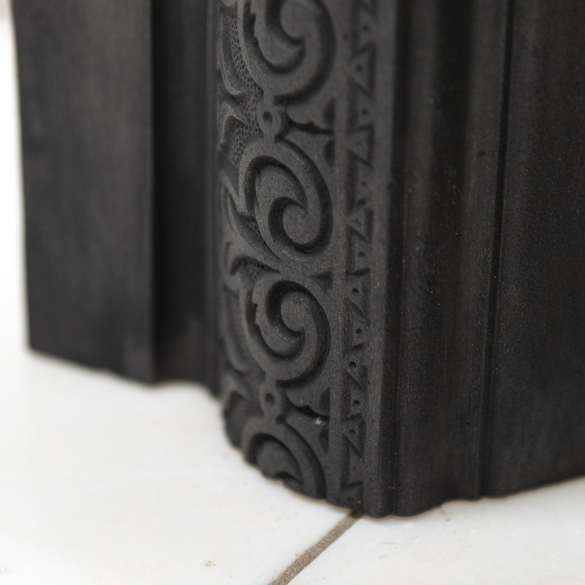 Reclaimed Antique Cast Iron Arched Fireplace Insert