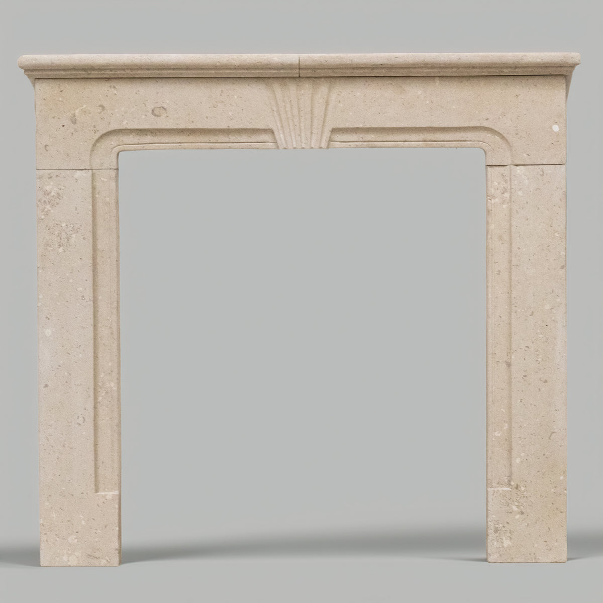 Reclaimed Portland Stone Art Deco Fireplace Surround