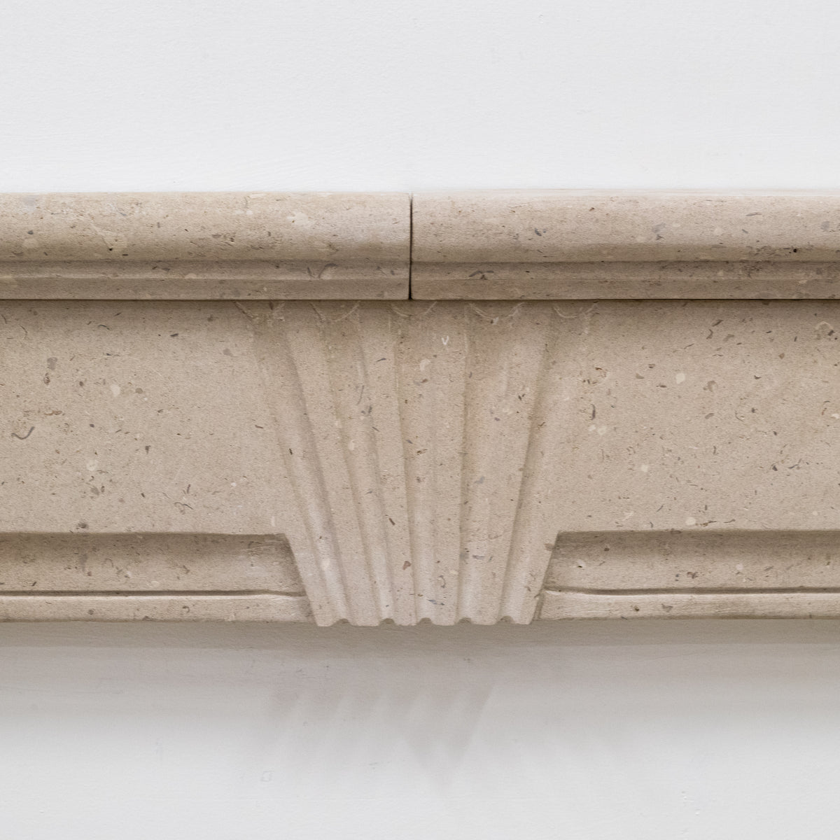 Reclaimed Portland Stone Art Deco Fireplace Surround