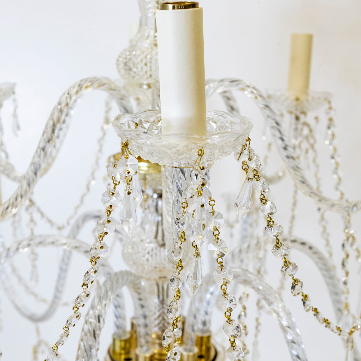 Large Antique French Crystal Chandelier | The Architectural Forum