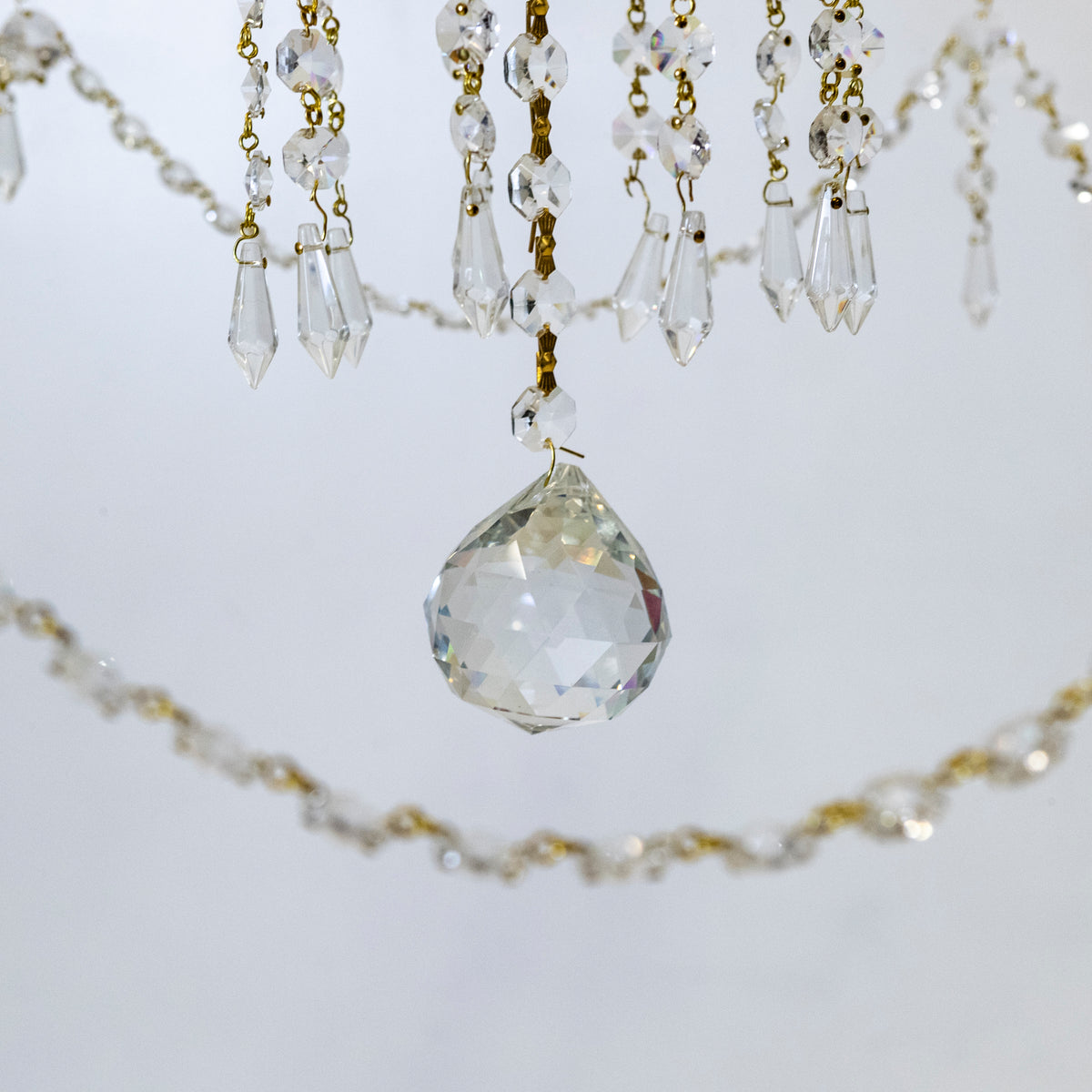 Large Antique French Crystal Chandelier | The Architectural Forum