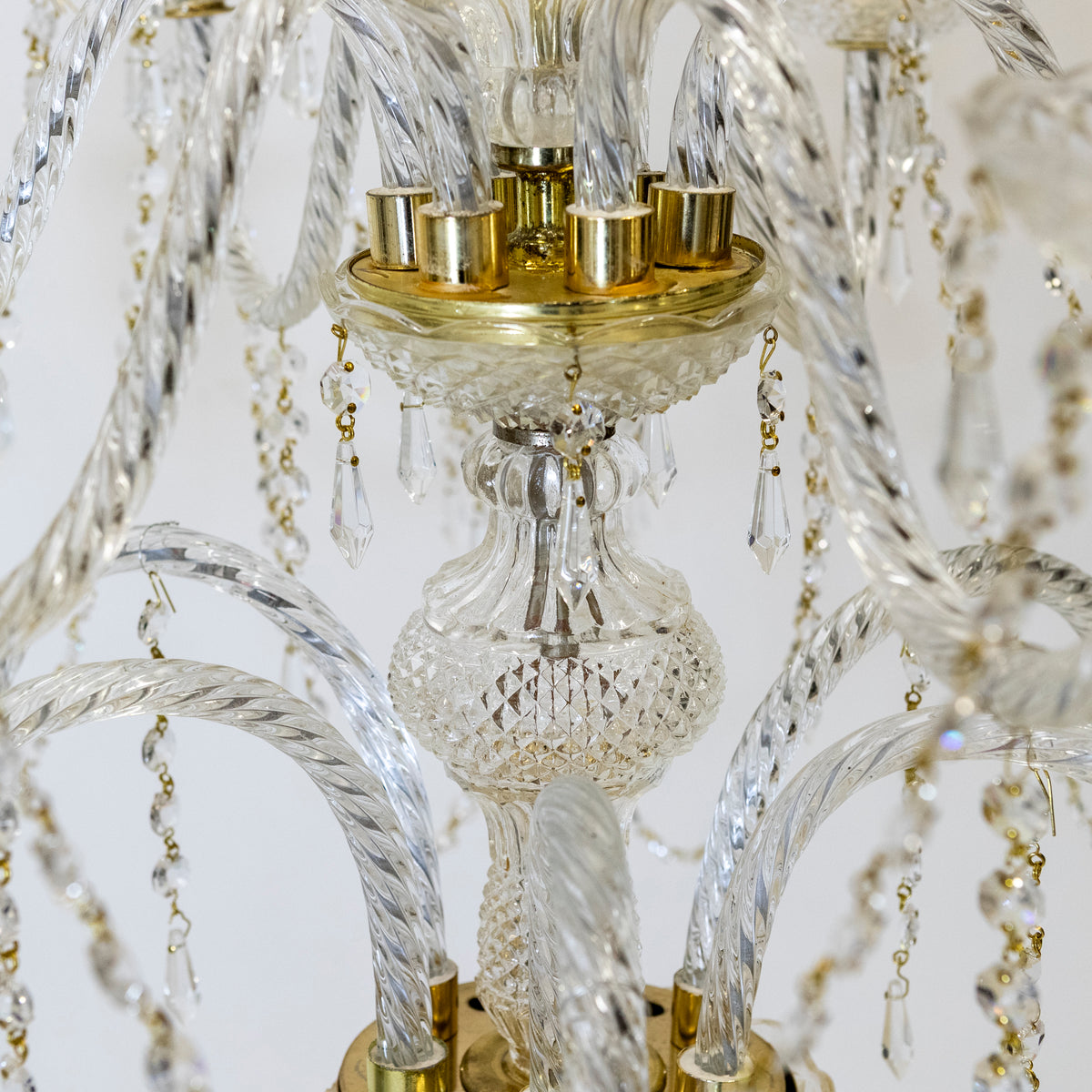 Large Antique French Crystal Chandelier | The Architectural Forum
