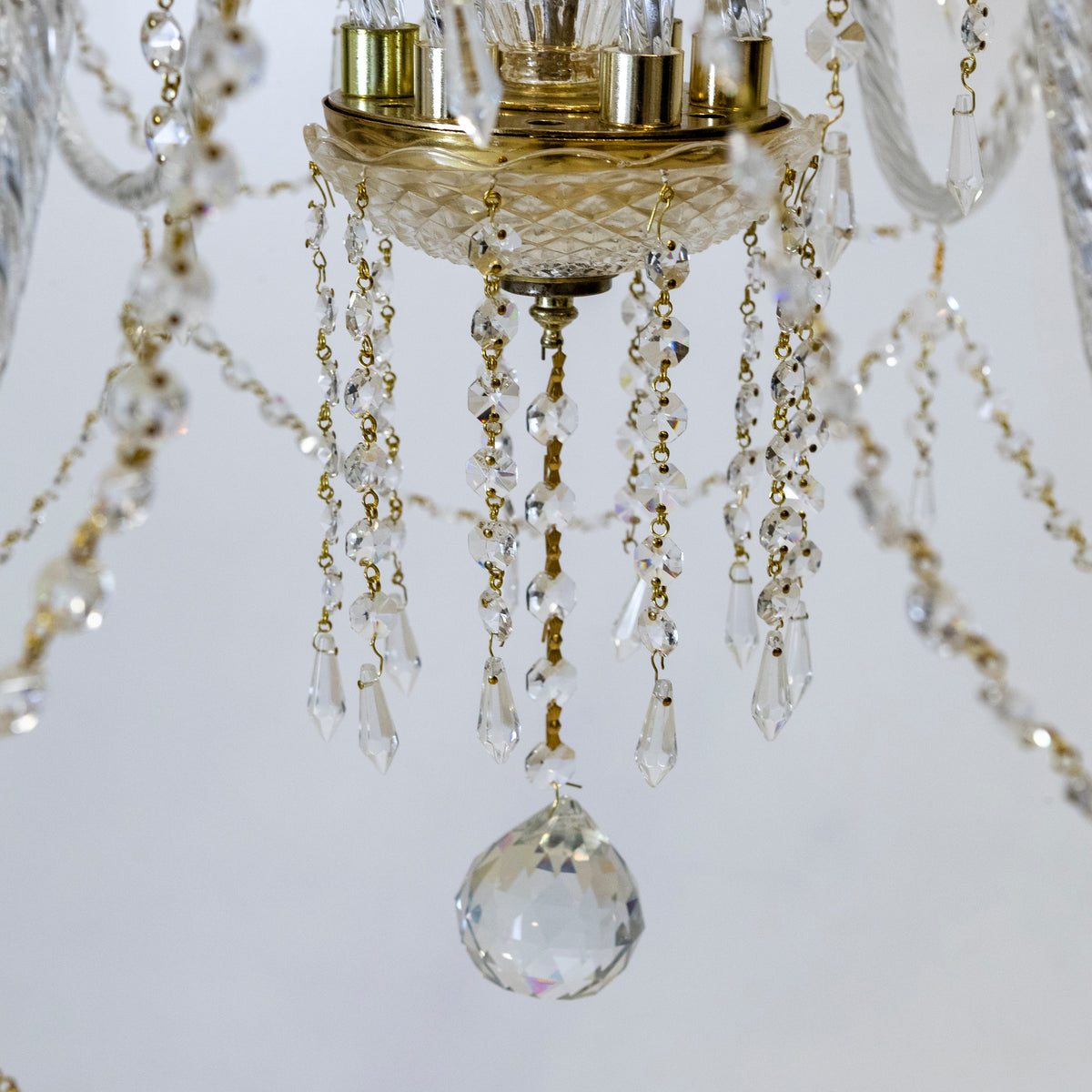 Large Antique French Crystal Chandelier | The Architectural Forum
