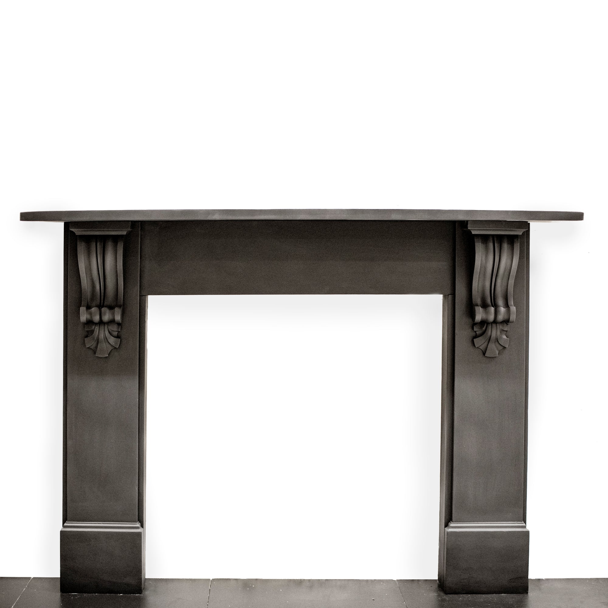 Large Antique Slate Fireplace Surround With Corbels | The Architectural Forum