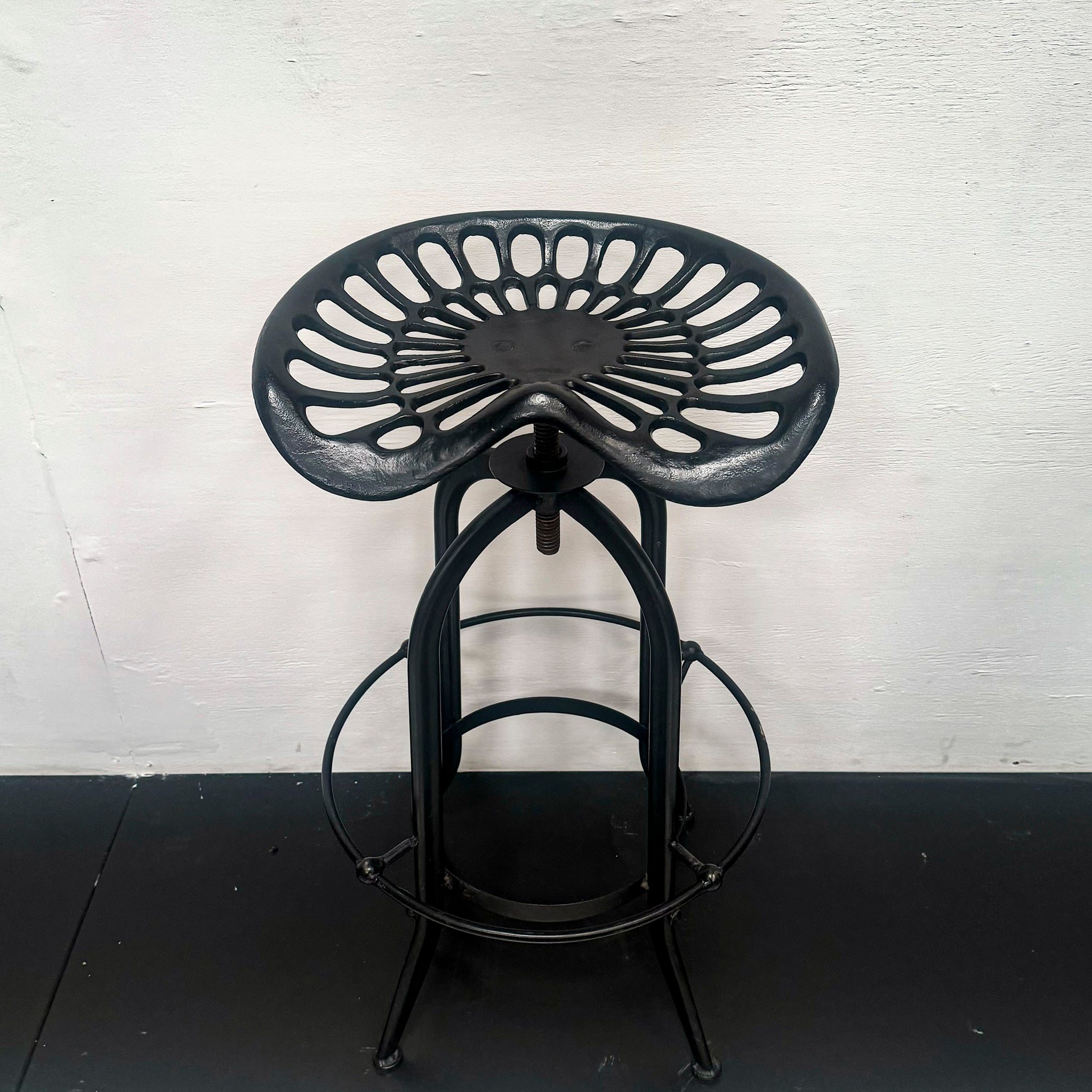 Reclaimed Cast Iron Tractor Seat Adjustable Stools (11 available