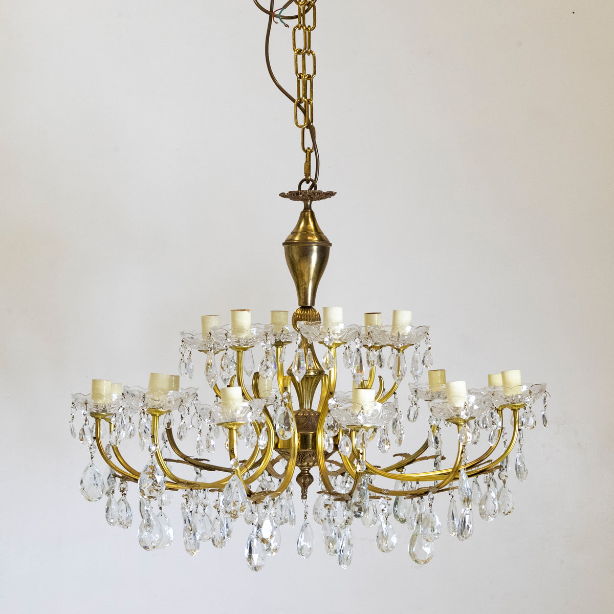 Antique French Brass & Chandelier | The Architectural Forum