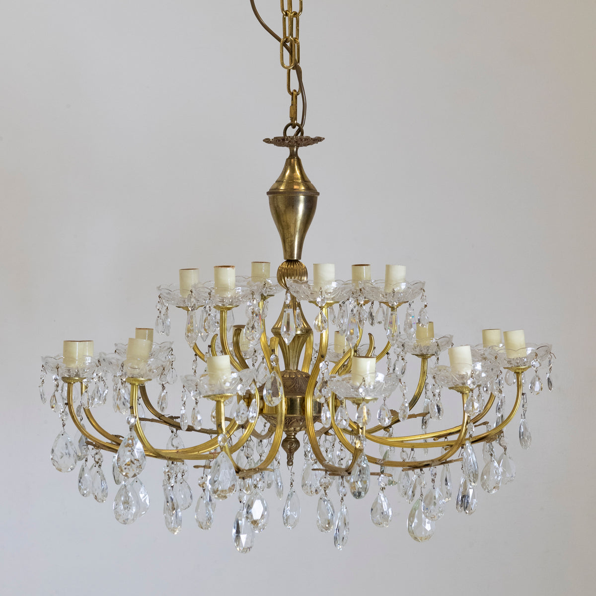 Antique French Brass & Chandelier | The Architectural Forum
