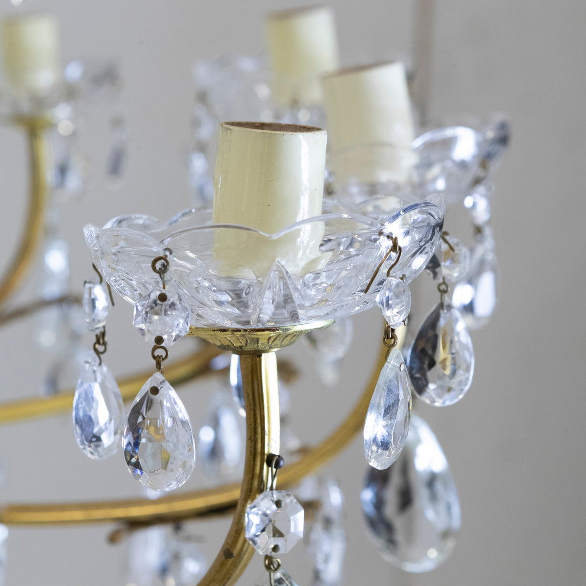 Antique French Brass & Chandelier | The Architectural Forum