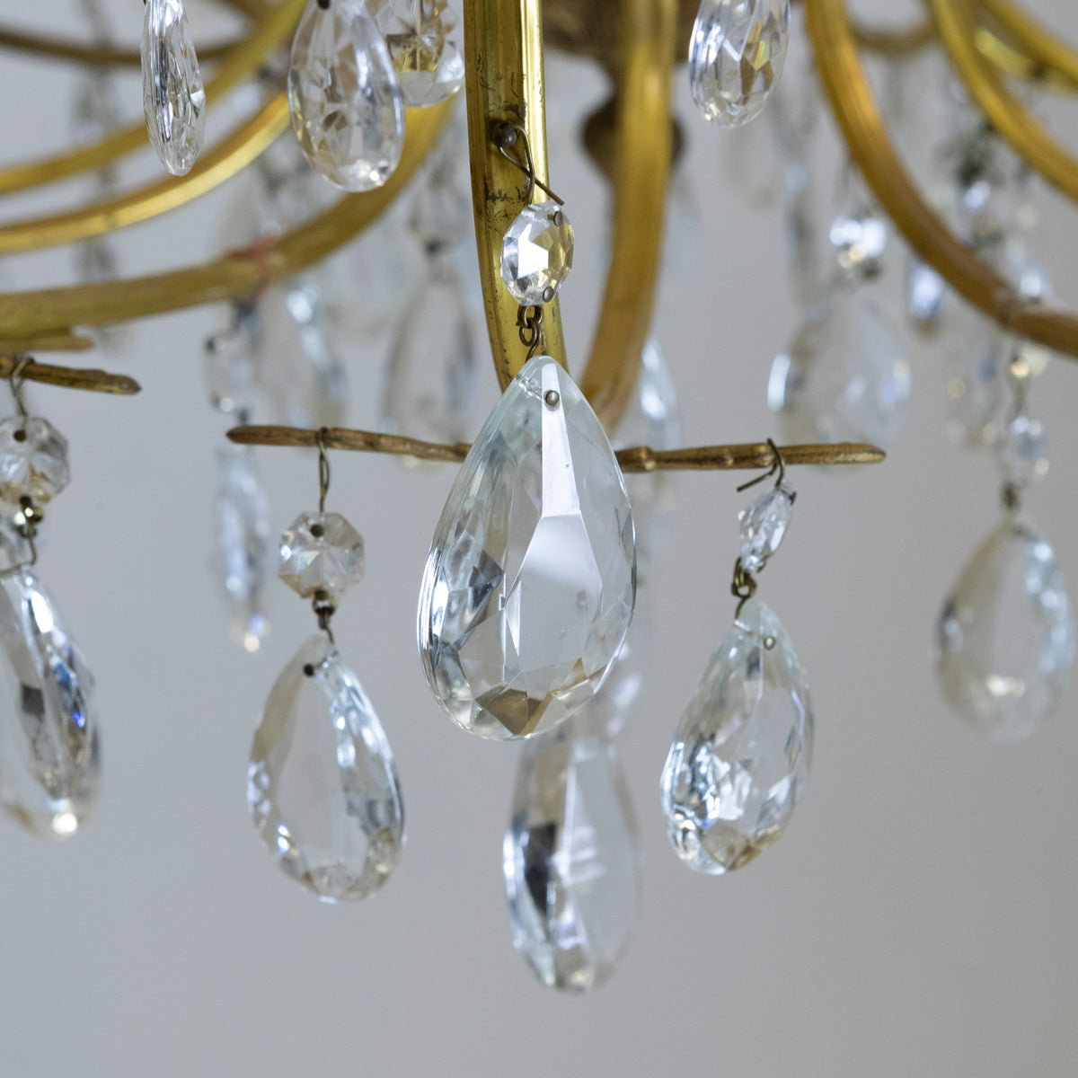 Antique French Brass & Chandelier | The Architectural Forum