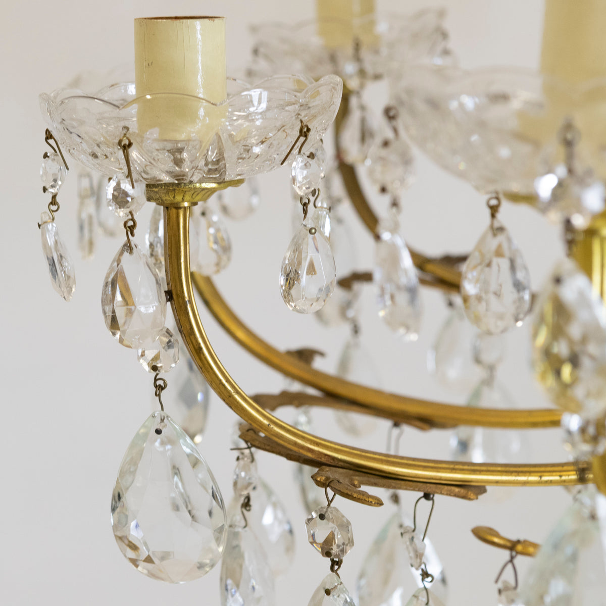 Antique French Brass & Chandelier | The Architectural Forum