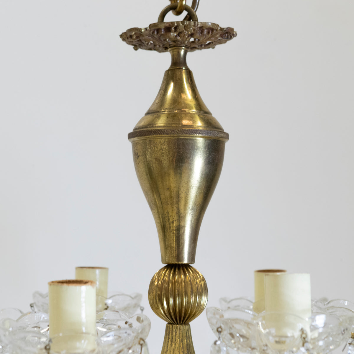 Antique French Brass & Chandelier | The Architectural Forum