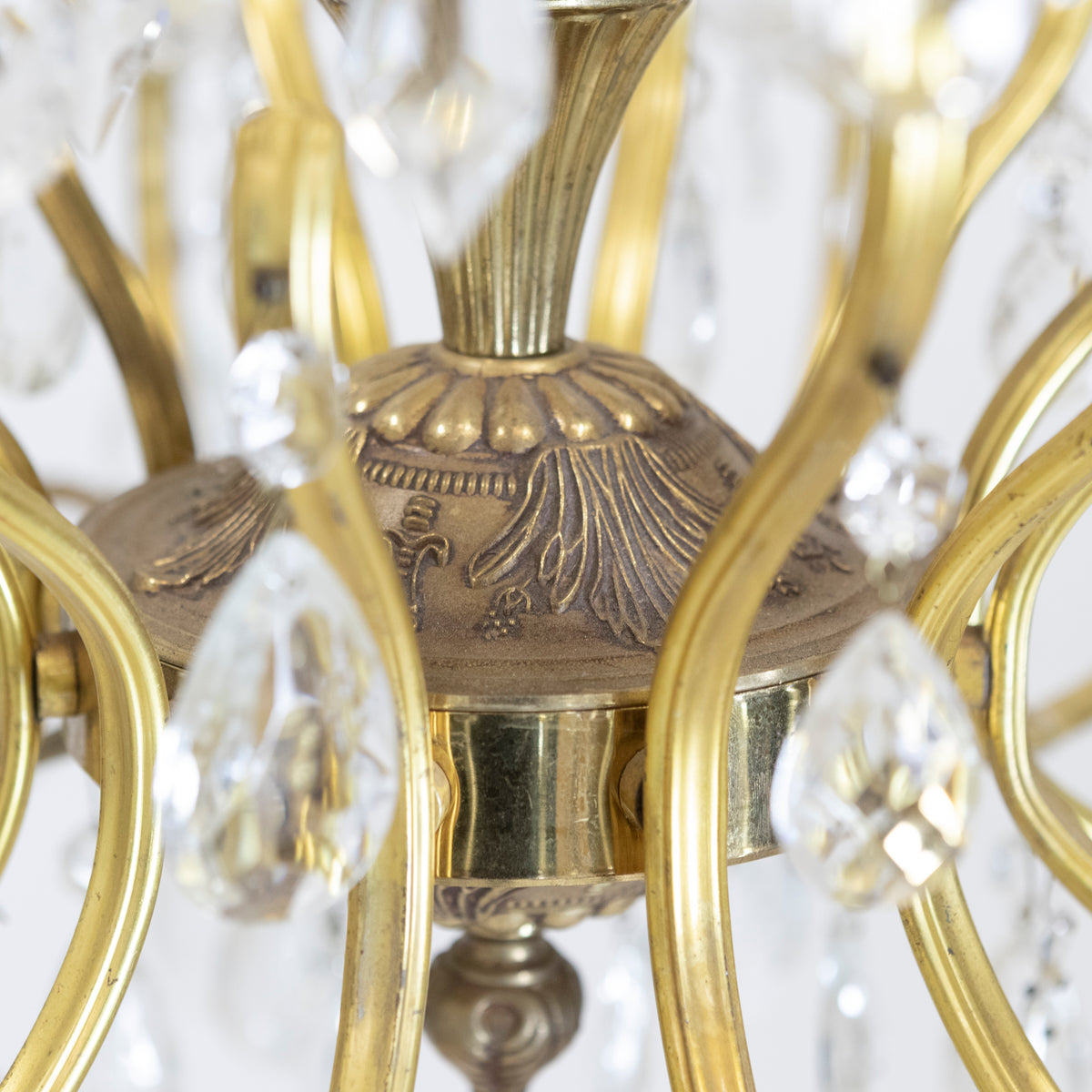 Antique French Brass & Chandelier | The Architectural Forum