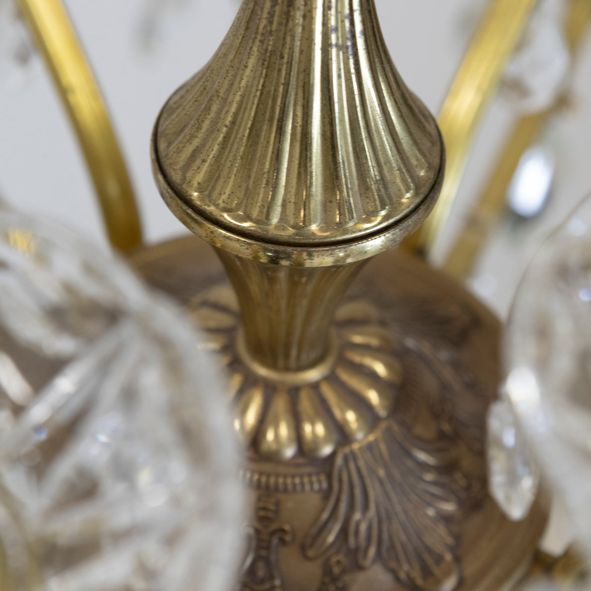 Antique French Brass & Chandelier | The Architectural Forum