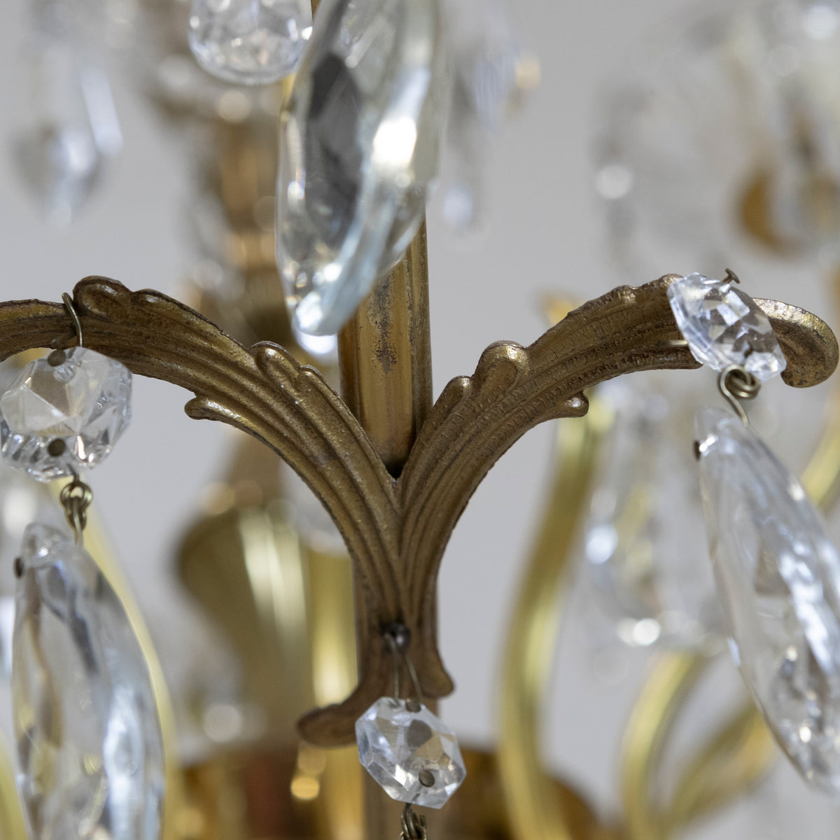 Antique French Brass & Chandelier | The Architectural Forum