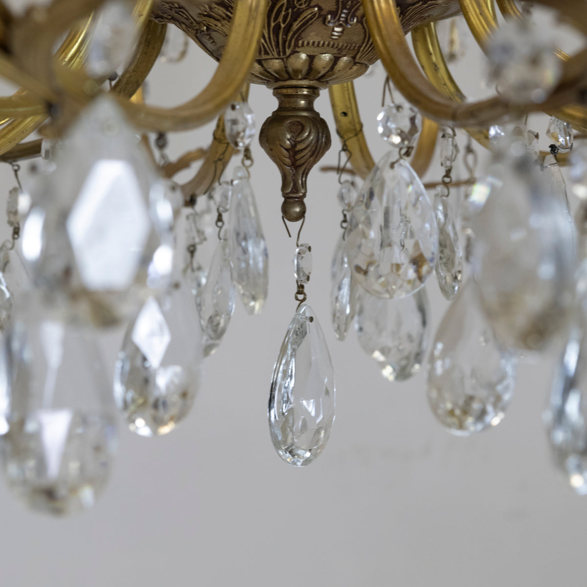 Antique French Brass & Chandelier | The Architectural Forum