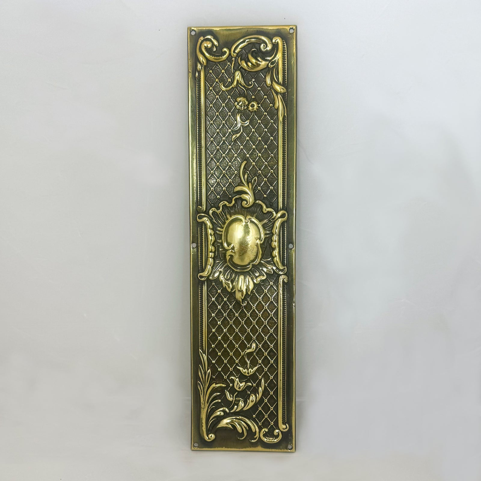 Reclaimed Brass Finger Plates - 4 Available | The Architectural Forum