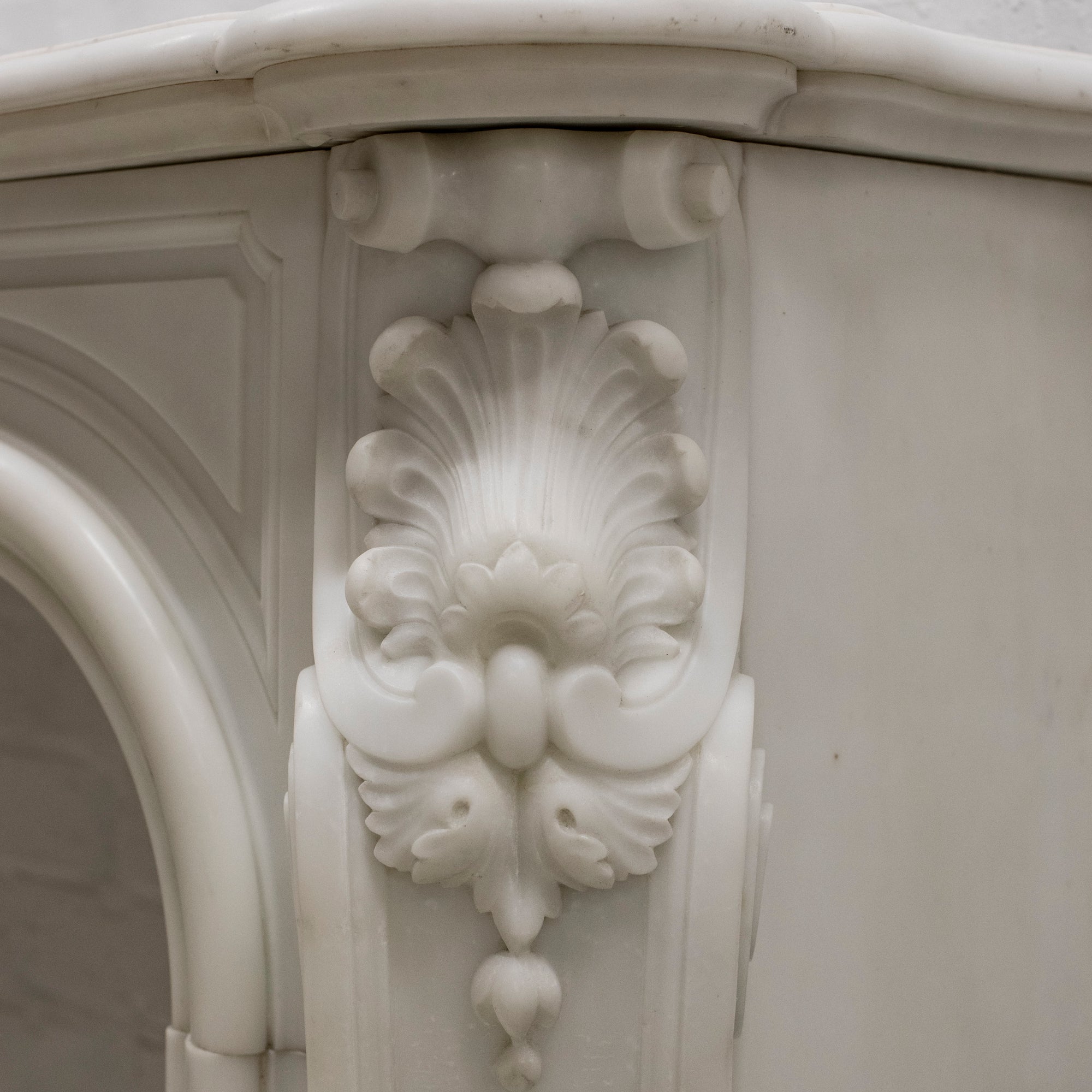 Antique Louis XV Style 19th Century Marble Fireplace | The Architectural Forum