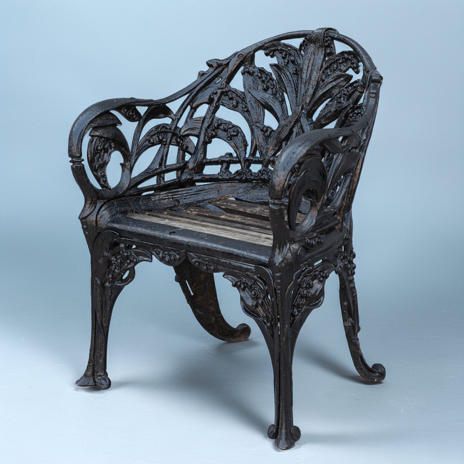 Reclaimed Coalbrookdale Style Lily Of the Valley Garden Chair | The Architectural Forum