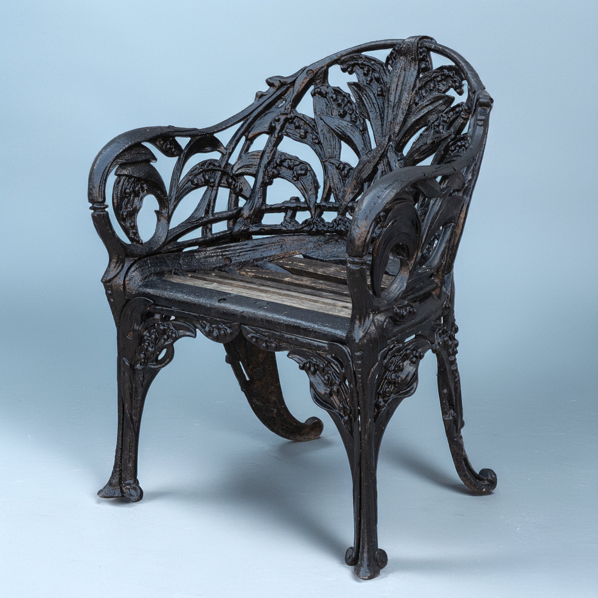 Reclaimed Coalbrookdale Style Lily Of the Valley Garden Chair | The Architectural Forum