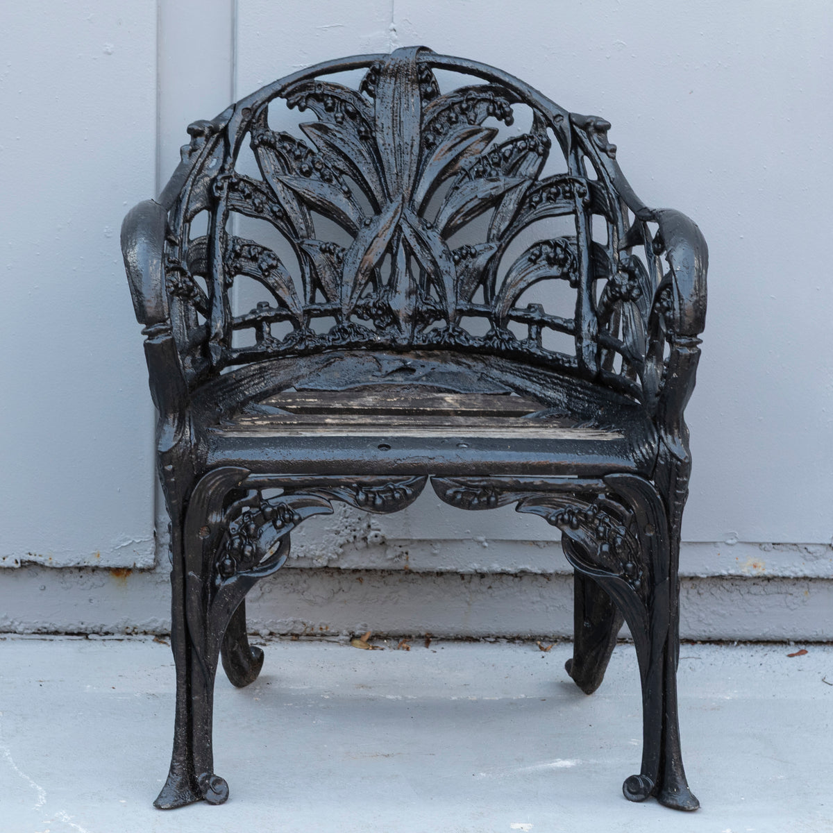 Reclaimed Coalbrookdale Style Lily Of the Valley Garden Chair | The Architectural Forum