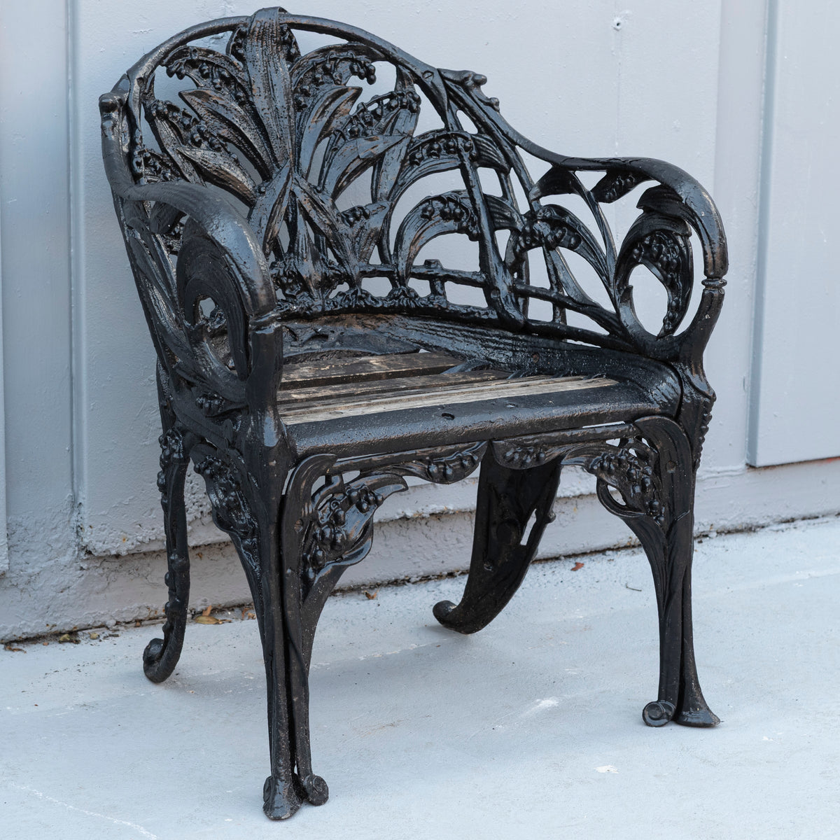 Reclaimed Coalbrookdale Style Lily Of the Valley Garden Chair | The Architectural Forum