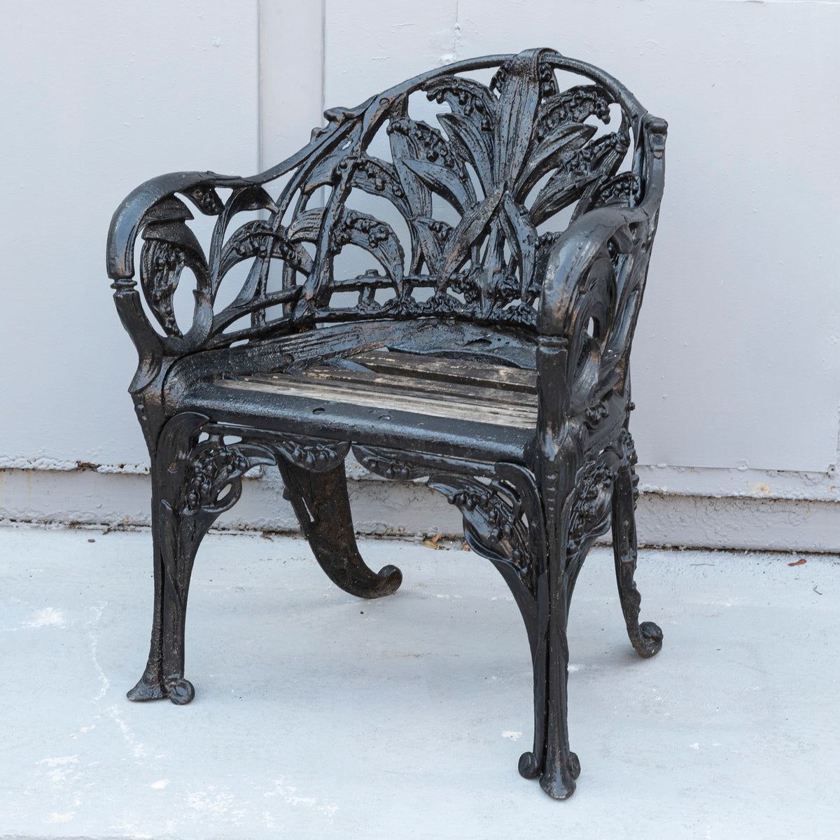 Reclaimed Coalbrookdale Style Lily Of the Valley Garden Chair | The Architectural Forum