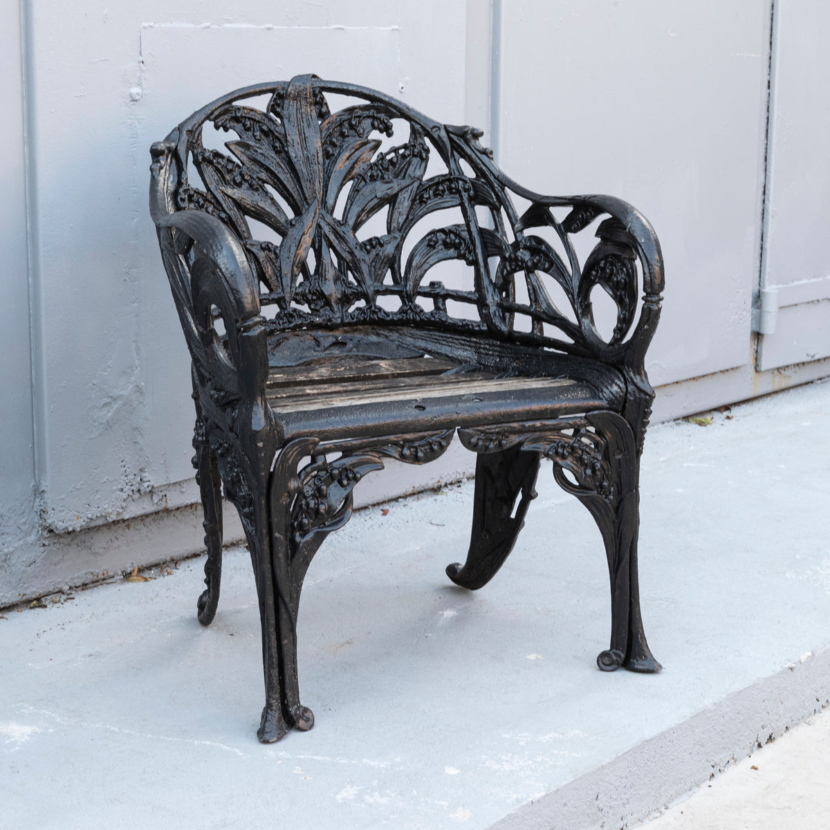 Reclaimed Coalbrookdale Style Lily Of the Valley Garden Chair | The Architectural Forum