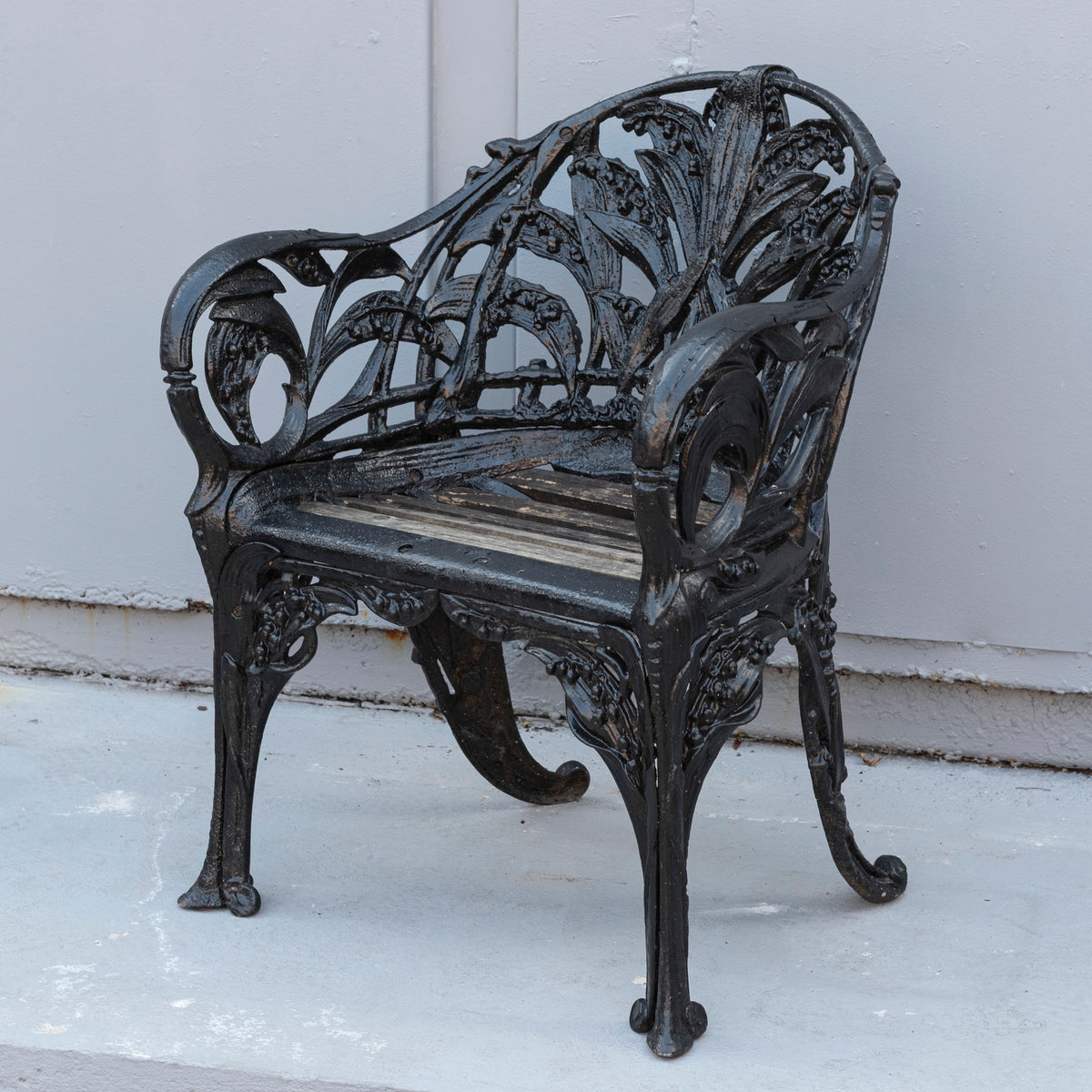 Reclaimed Coalbrookdale Style Lily Of the Valley Garden Chair | The Architectural Forum