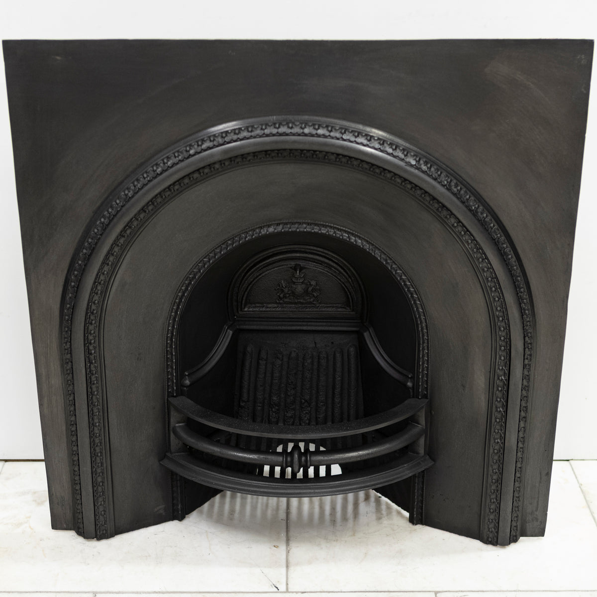 Antique Victorian Cast Iron Arched Fireplace Insert | The Architectural Forum