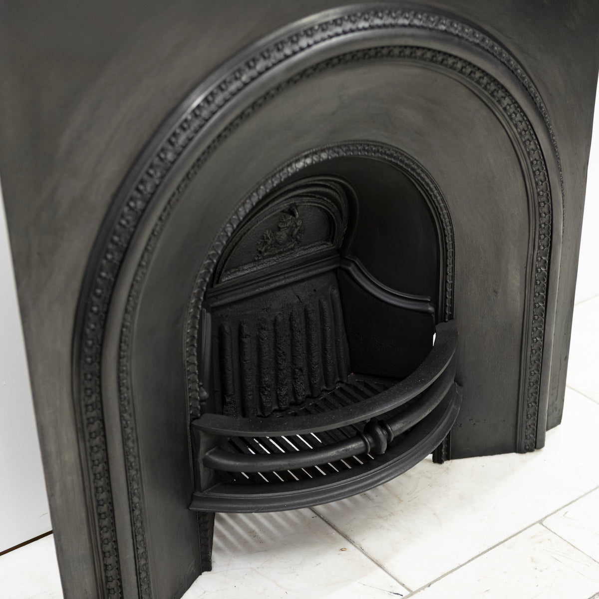 Antique Victorian Cast Iron Arched Fireplace Insert | The Architectural Forum