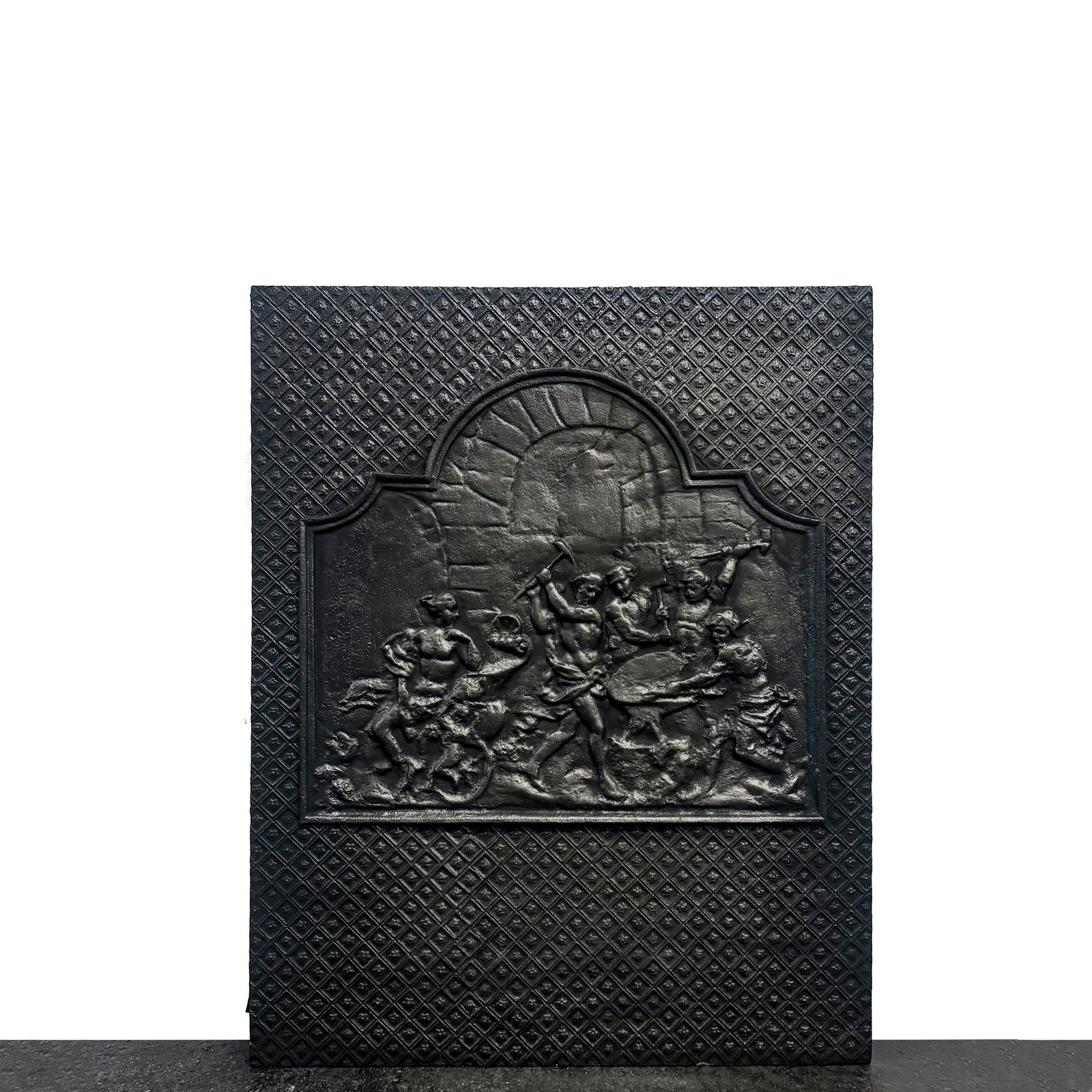 Antique Cast Iron Fire Back Plate | The Architectural Forum