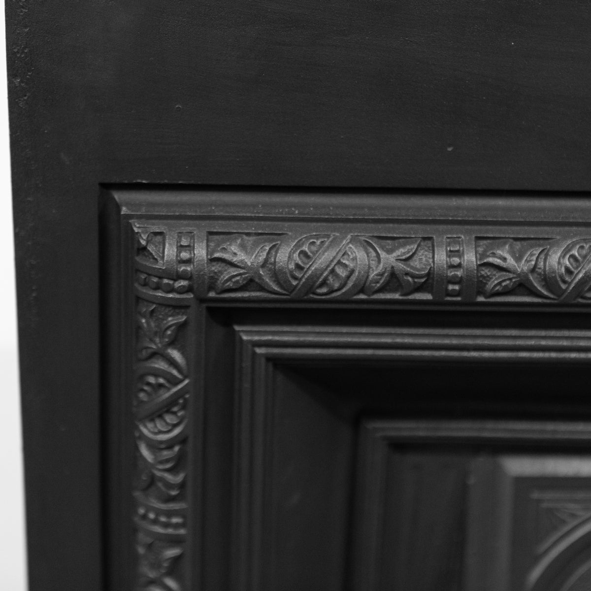 Antique Cast Iron Victorian Fireplace Insert
