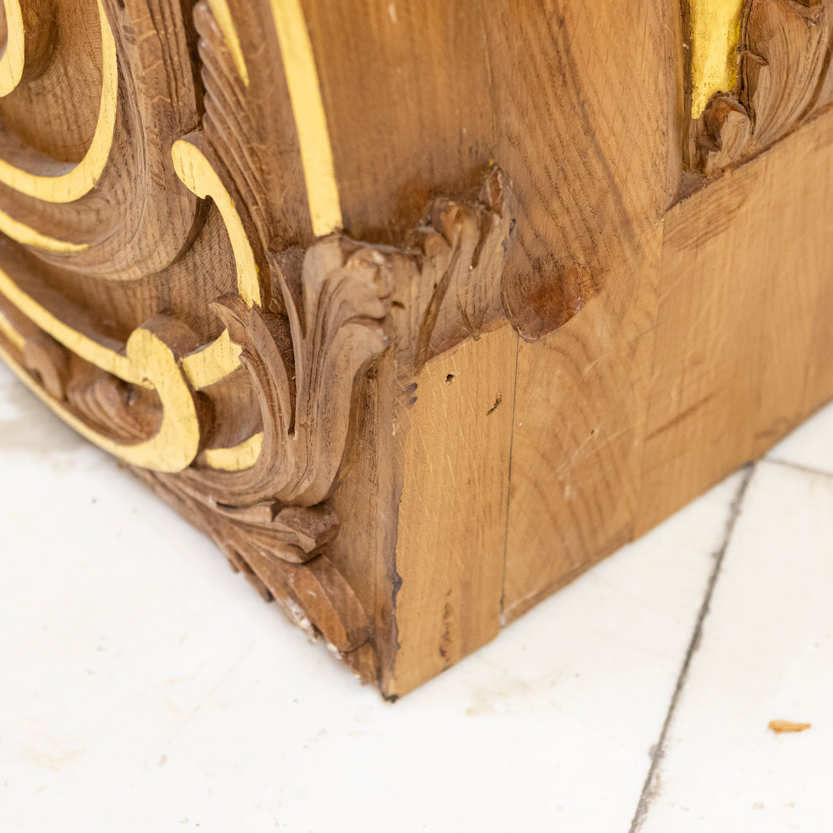 Pair of Monumental Carved Oak Corbels from Clothworkers Hall, London | The Architectural Forum