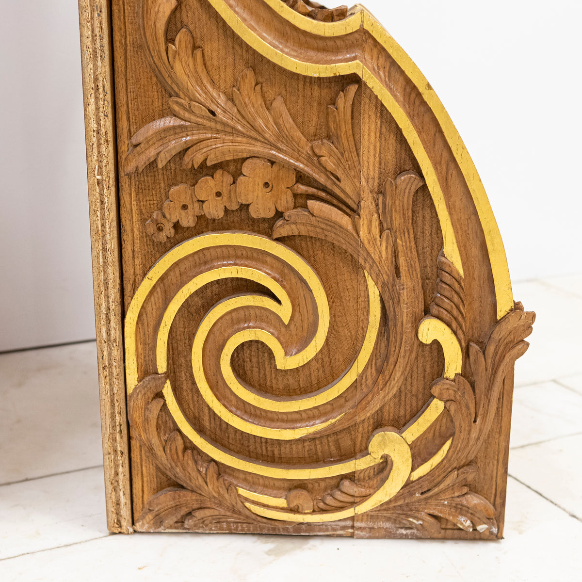 Pair of Monumental Carved Oak Corbels from Clothworkers Hall, London | The Architectural Forum