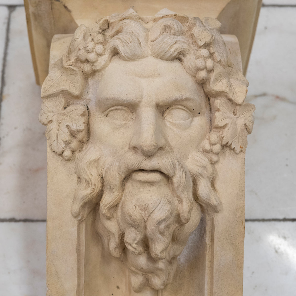 Large John Blashfield Classical Corbels | Greek God | The Architectural Forum