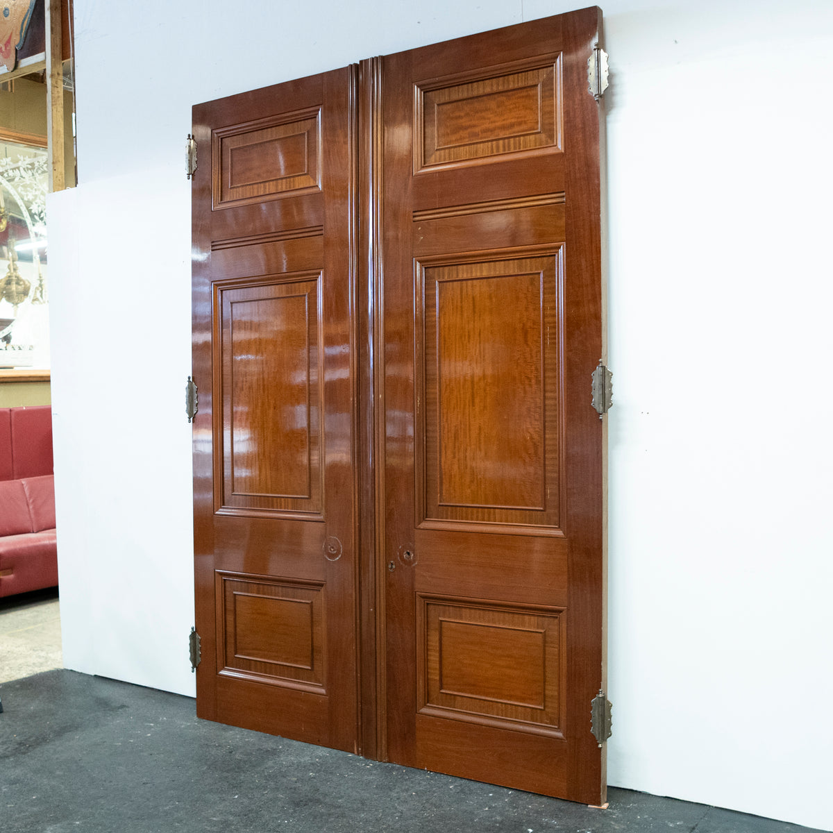 Oak & Mahogany Double Doors Reclaimed From Clothworkers' Company | The Architectural Forum