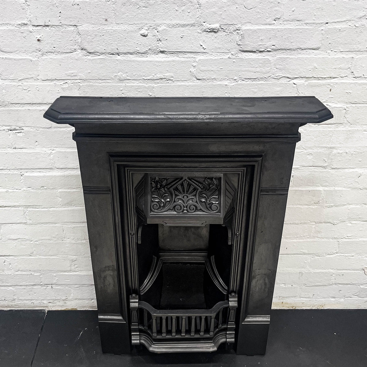 Antique Edwardian Cast Iron Bedroom Combination Fireplace | The Architectural Forum