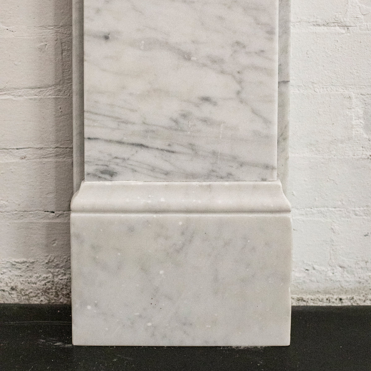 Edwardian Carrara Marble Fireplace Surround | The Architectural Forum