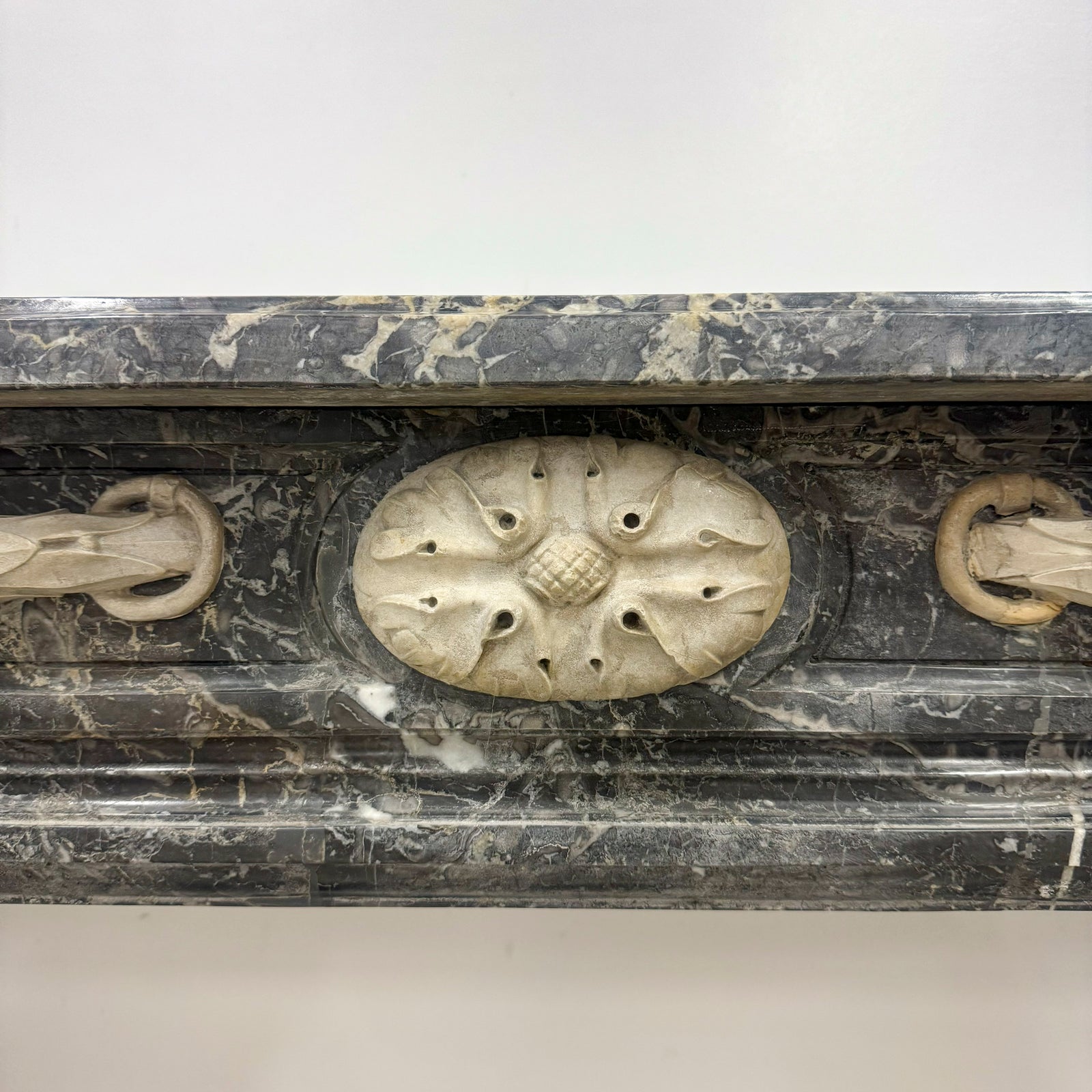 Antique Italian Empire-Style Marble Fireplace Surround | The Architectural Forum