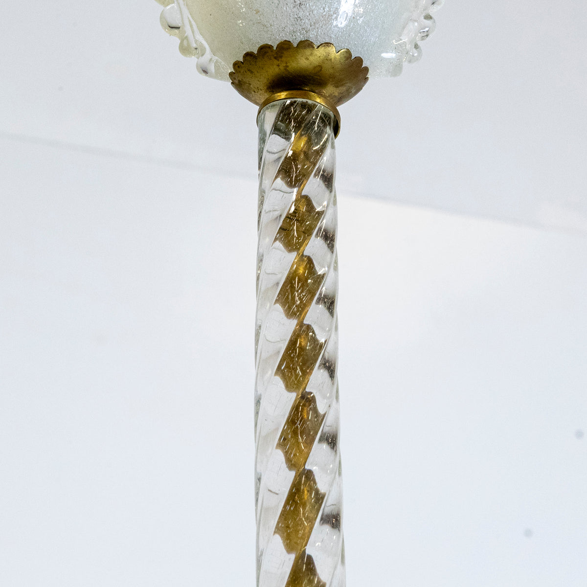 Mid-Century Italian Murano Glass Ceiling Light