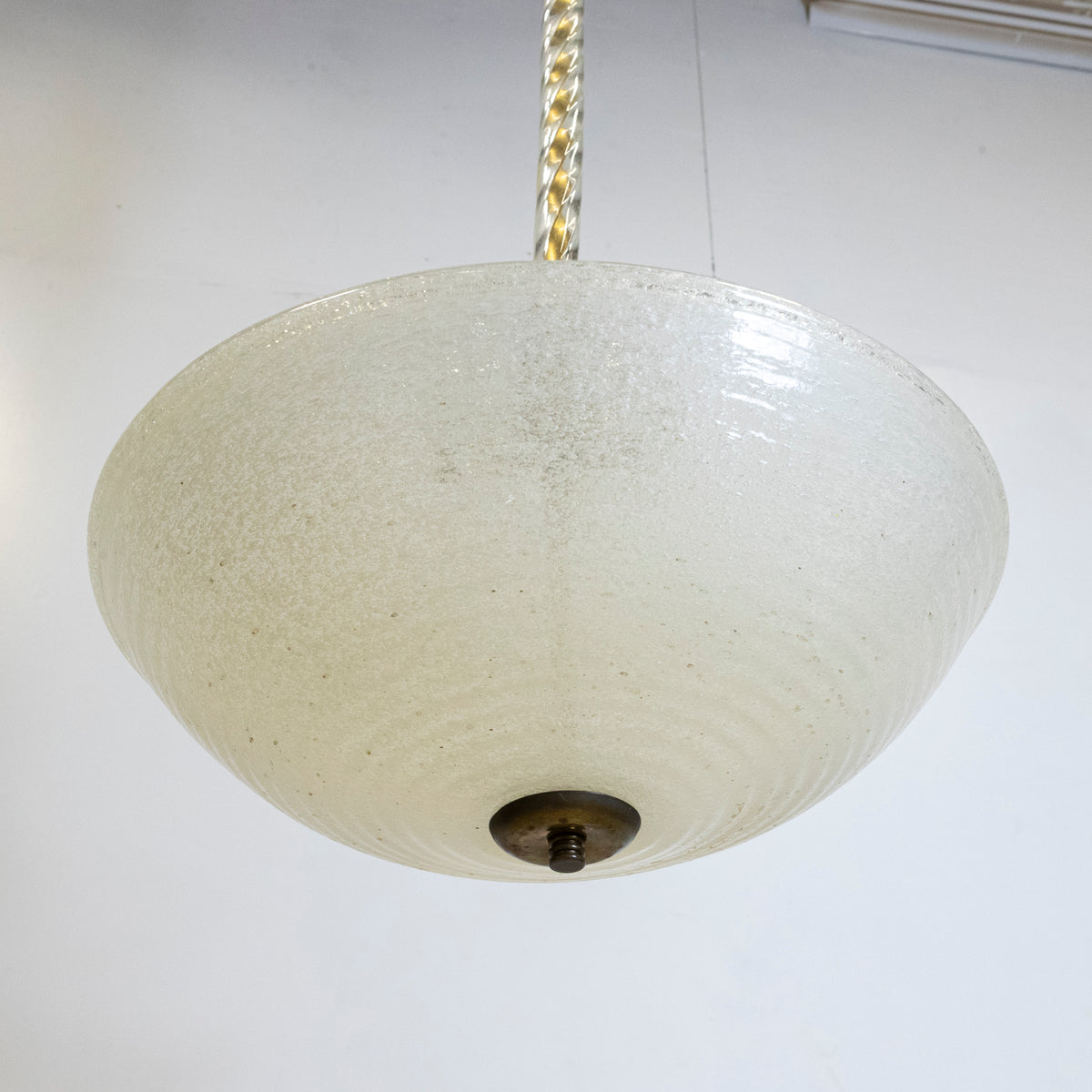 Mid-Century Italian Murano Glass Ceiling Light