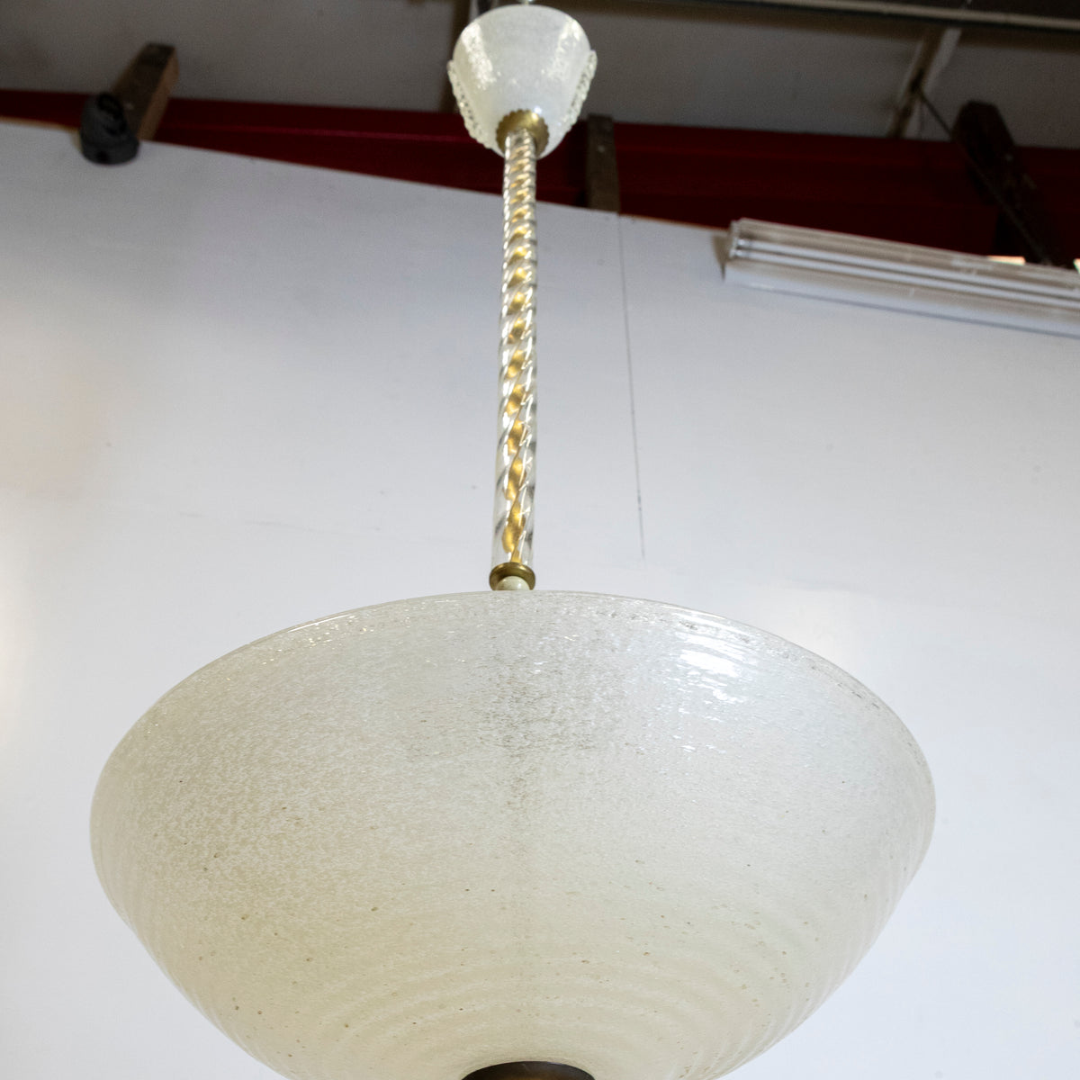 Mid-Century Italian Murano Glass Ceiling Light